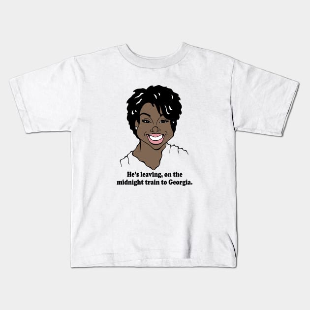 GLADYS KNIGHT FAN ART Kids T-Shirt by cartoonistguy